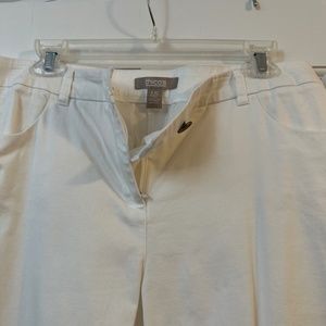 Chicos white capris